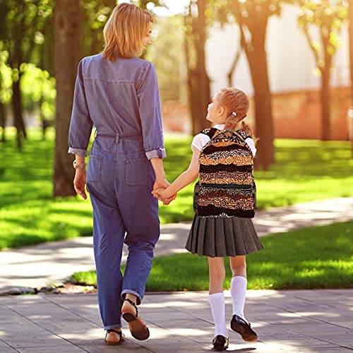 Sac à dos de voyage texture verre craquelé au design multicolore unique