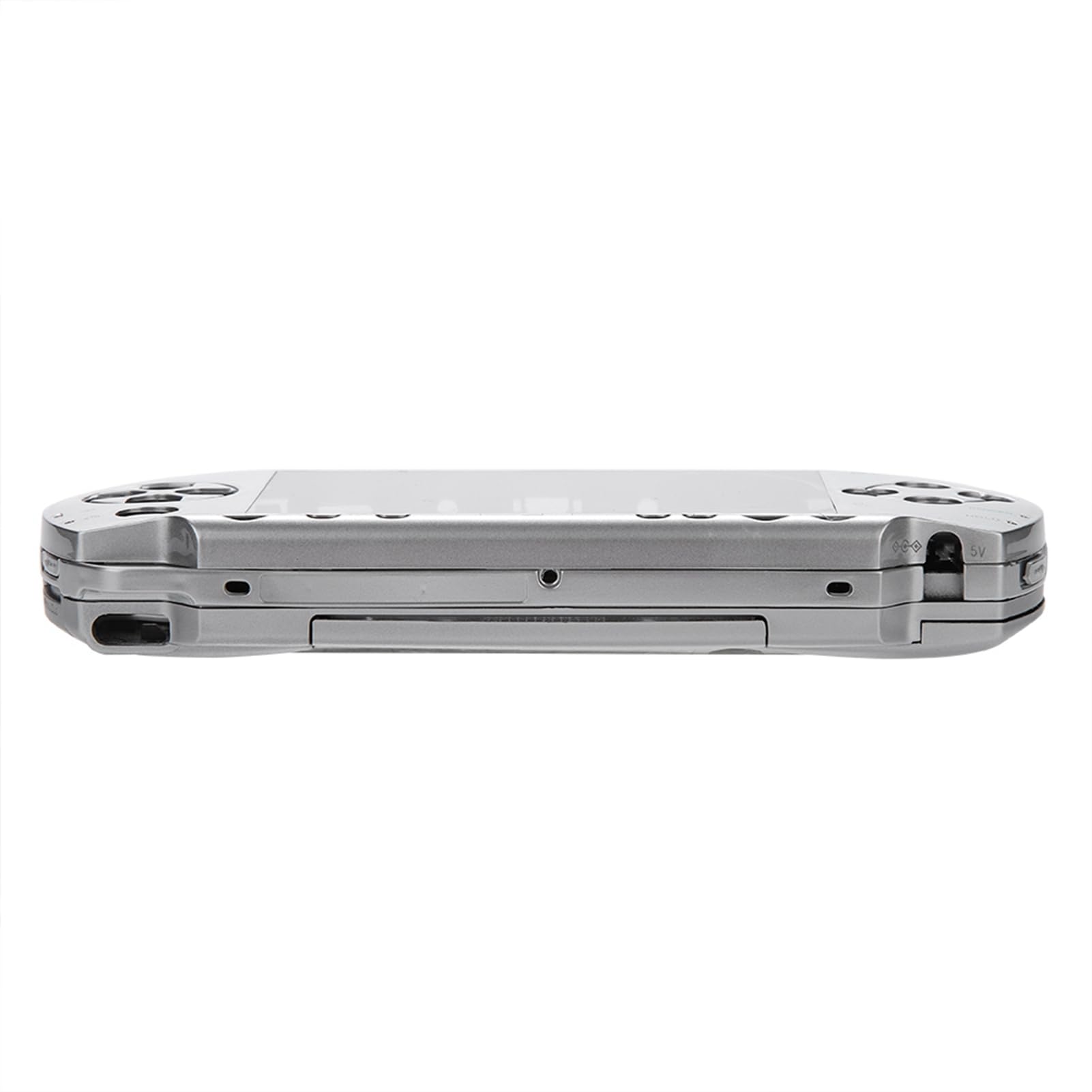 Ricambio Completo Custodia Shell Cover Set di Ricambio per Console di Gioco 1000, Protezione Resistente Coperchio Antiscivolo con Bottoni Kit, Aspetto alla Moda(Argento)