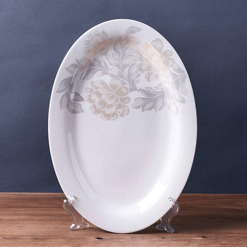 H3TF5J Zestaw stołowy porcelanowy, ceramiczny zestaw stołowych, zastawa stołowa mikrofalów, beztoksyczne i nieszkodliwe zastawa stołowa porcelanowa, zastawa stołowa ślubna ślubna domowa