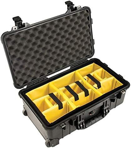 Pelican 1510 Case With Padded Dividers (Black)
