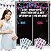 IOSCDH One Set Gender Reveal Boy or Girl Stickers, Gender Reveal Games Poster, Boy or Girl Guess Game Poster Party Supplies Girl Boy Voting Labels for Gender Reveal Baby Shower Party Decoration