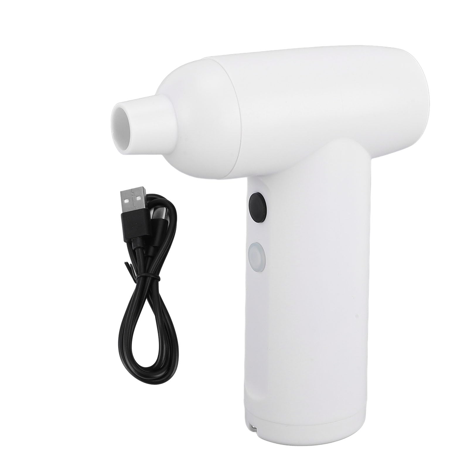 Jet Dry Blower, 110000Rpm Adjustable Turbo Fan Portable Compressed Air Duster, Cordless Electric Air Duster for PC Computer Keyboard, Dust Removal Snow (White)-image-45