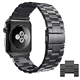 Simpeak Armband Kompatibel mit Apple Watch 44mm 42mm, Edelstahl Uhrenarmband Ersatz Armbnder mit...