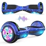 VEVELINE self balance scooter,Self-Balancing self balance scooter with Bluetooth and LED Lights for Kids Ages 6-12