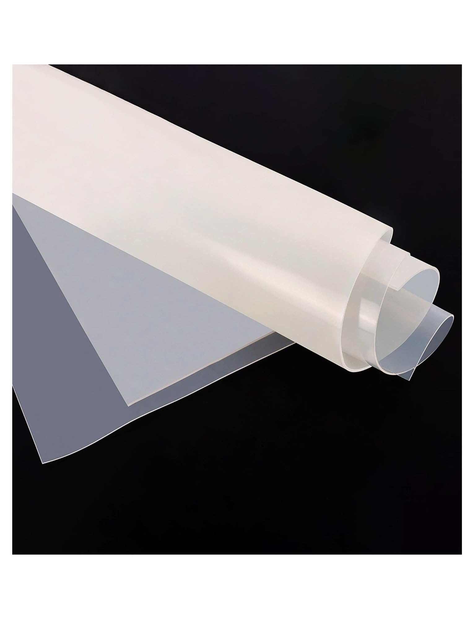 Foglio di silicone traslucido resistente alle alte temperature for parti industriali fai da te(1000x3000x1mm)