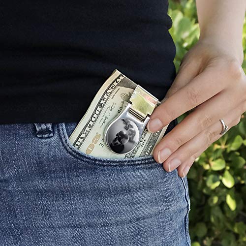 GRAPHICS & MORE Metal Skulls Skeletons Satin Chrome Plated Metal Money Clip2