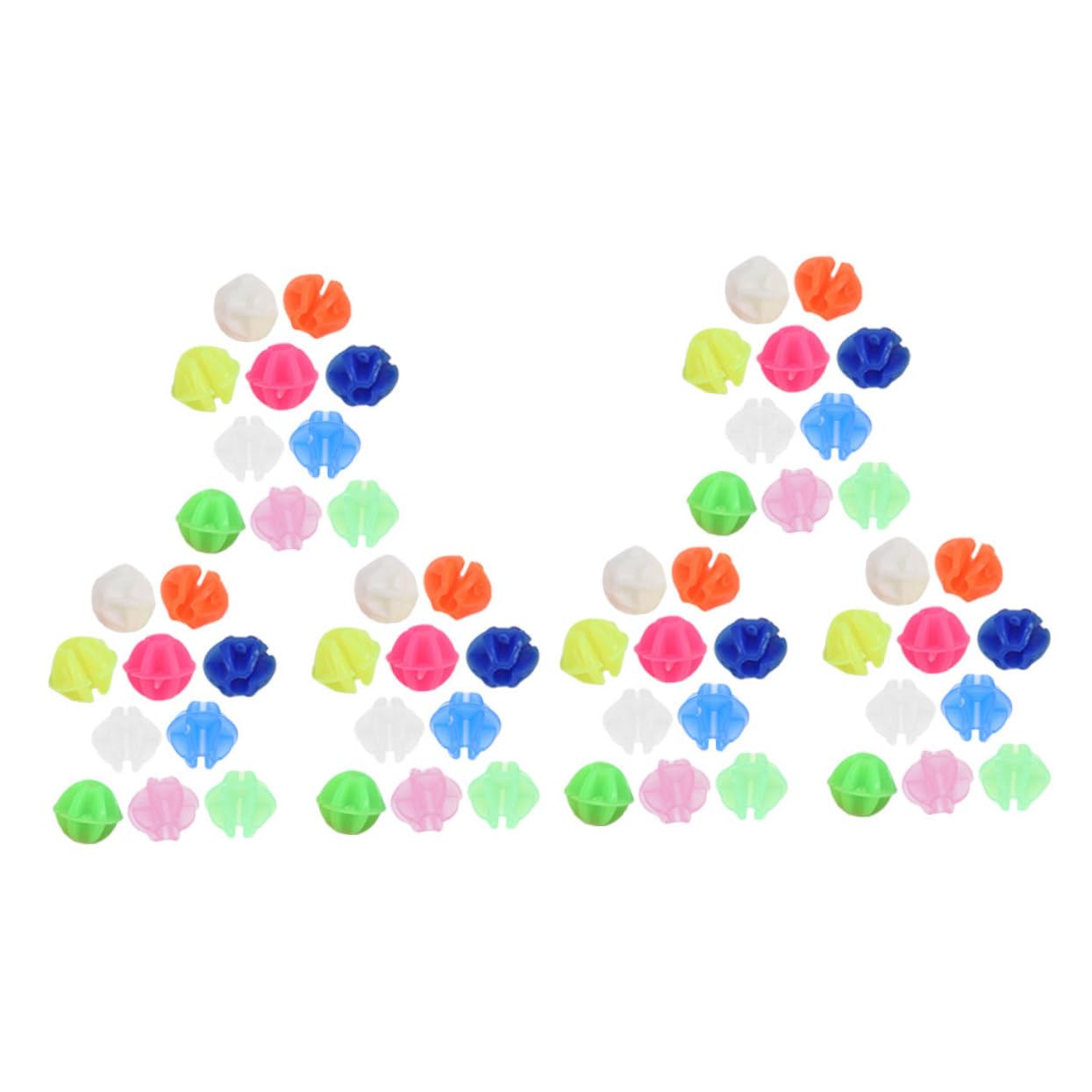 Sosoport Unique Glow-in-The-Dark Ball Decorations Bike Spoke Beads for Teens Bicycle Accessories Small Spoke Clips