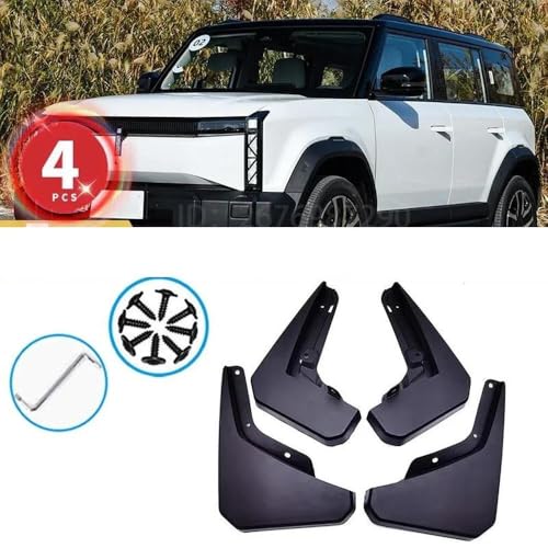 Guardabarros a prueba de salpicaduras para Chery iCar 03, juego de protectores de ruedas 2