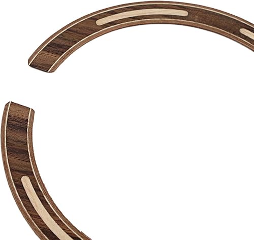 Miniatura 4 de Alnicov 1 agujero de sonido para guitarra con incrustaciones de madera para guitarra acústica, accesorio de bricolaje palisandro
