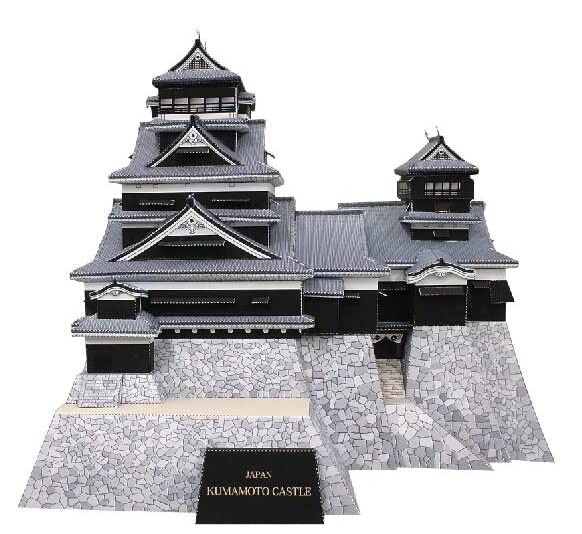 Amazon | 3D 組み立て模型 ペーパークラフト 世界の歴史的建造物 (熊本
