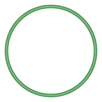 Seamless Green Coarse Belt Seamless Portable Compact Dryer Fan Belt Compatible with Avanti D110 (2.6 cu ft), COSTWAYS 24458-EPCY,Equator 850