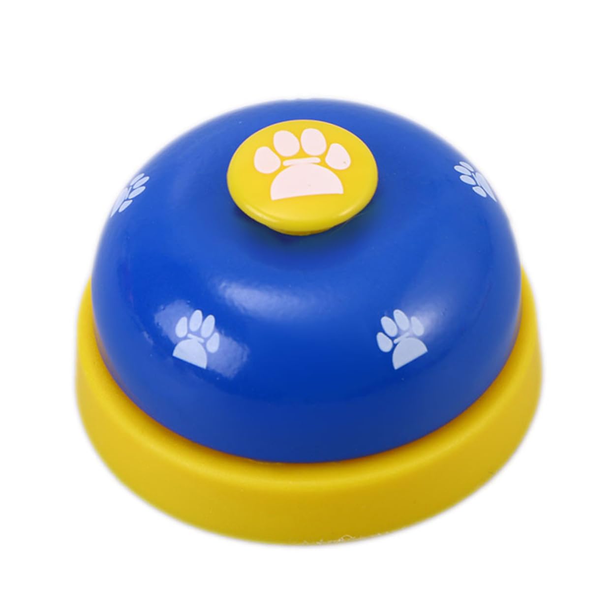Kisangel Dog Training Bells Set 2 Plastic Bells for Potty Training Noise Training Device Wide Button for Easy Ringing Blue
