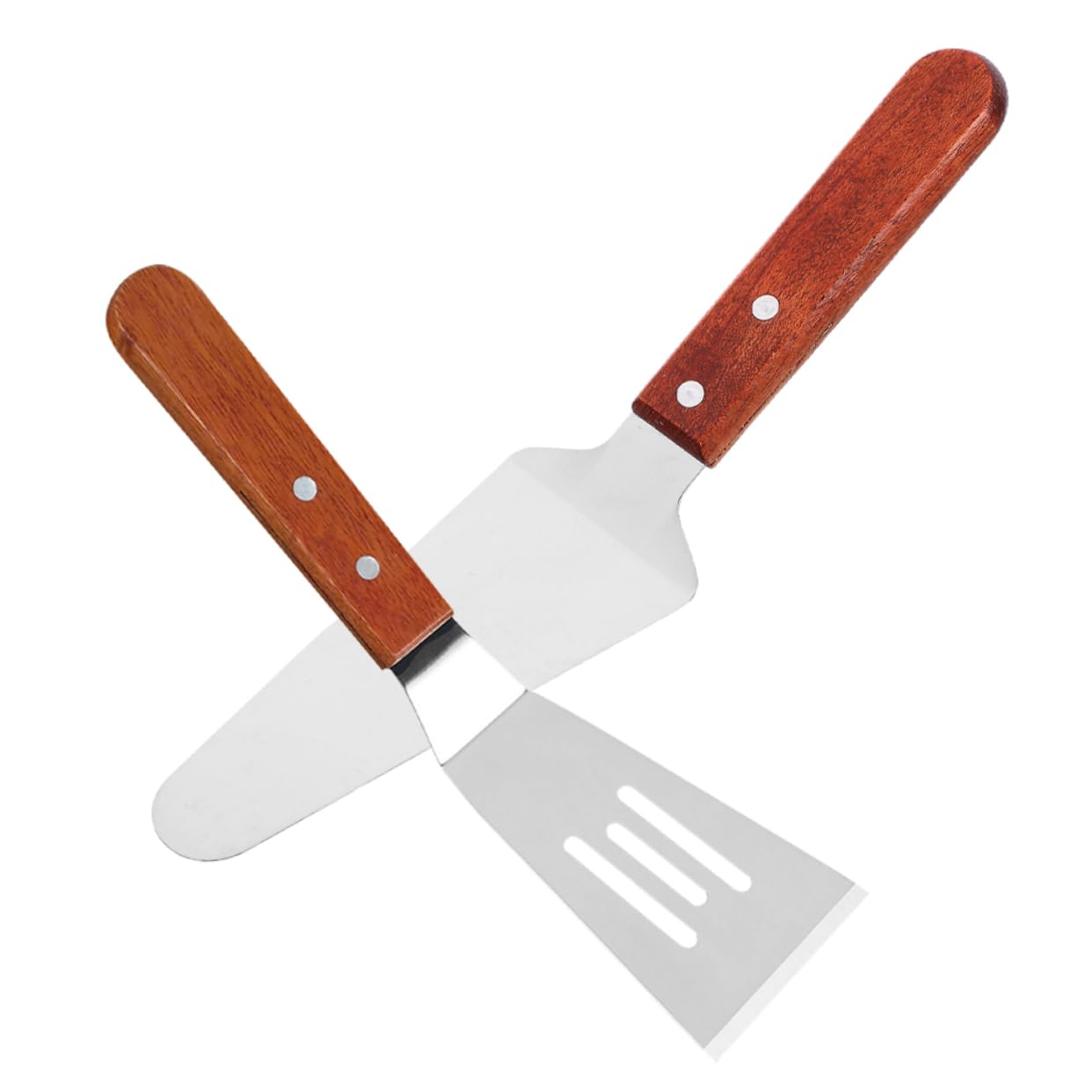 Ciieeo 2pcs Metal Pizza Server and Cake Spatula with Handle Ergonomic Design for Easy Use for Pizza Desserts and Baking Your Kitchen