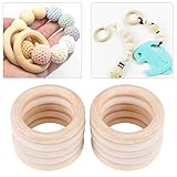 【Fomenta las habilidades motoras tempranas】 Los juguetes de madera para masticar para bebés también pueden estimular las habilidades motoras tempranas mientras les dan a los bebés algo que agarrar.