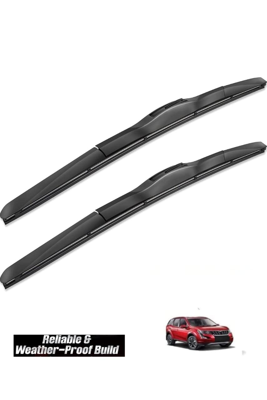 RYU7® Wiper Blades: All Weather Performance, Superior Windshield Contact Fits for Xuv 500(Pack of 2)
