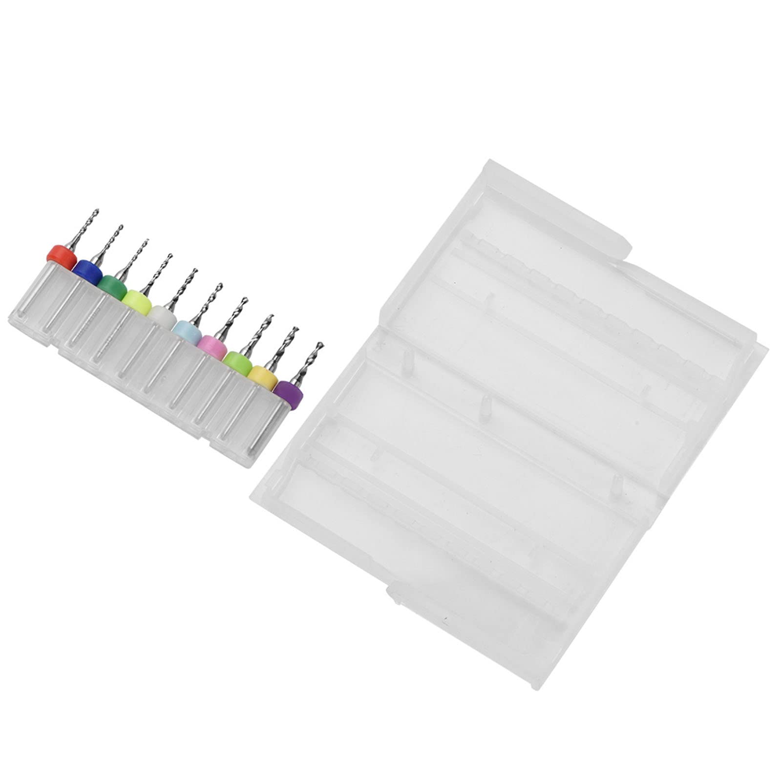 Punte Da Trapano In Carburo, 10 Pezzi 0,1-1,0 Mm Micro Punte Da Trapano In Carburo Di Tungsteno Set Strumento Per Circuito Stampato PCB - Foto 4