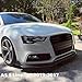 STSEV01 Front Bumper Lip Splitter Spoiler Fit for Audi A5/ S5/ B8 B8.5 2008-2017 + A4/ S4/ B8 B8.5 2008-2016 Accessories, 3pcs Air Dam Chin Body Kit Underbody Lip (Carbon Fible Look)