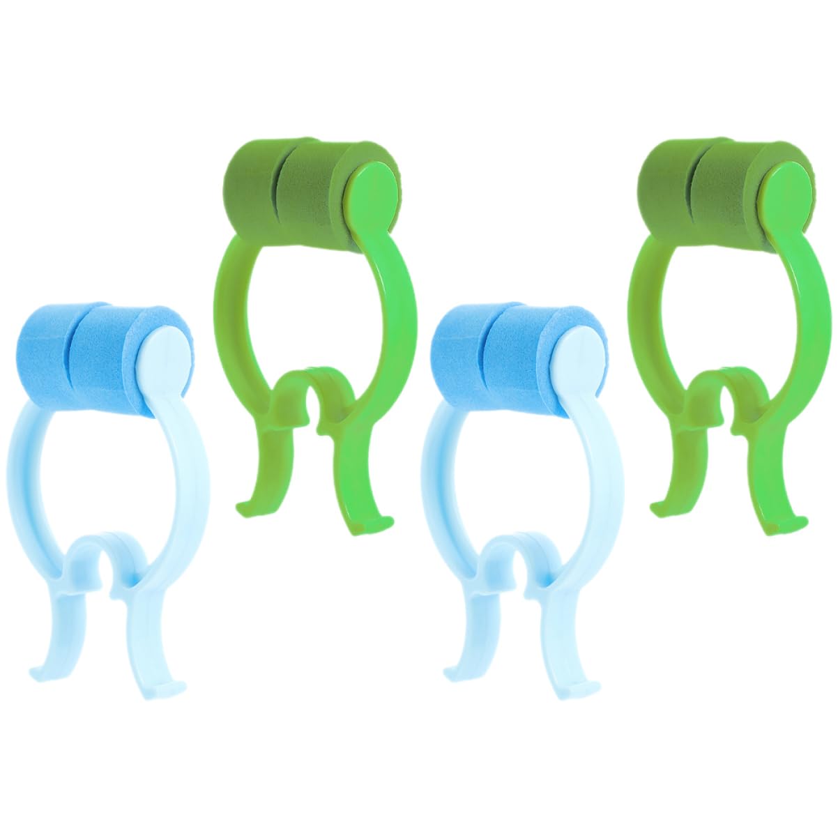 IWOWHERO Nose Bleeding Stopper Clips 4pcs Nose Clip Set Comfortable and Non-slip Material