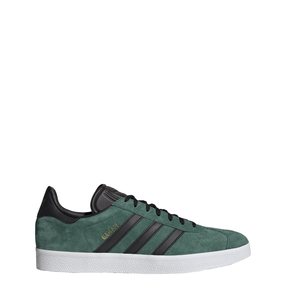 adidas Gazelle Suede Mens Shoes Size 7, Color: Collegiate Green/Black/Gold Metallic