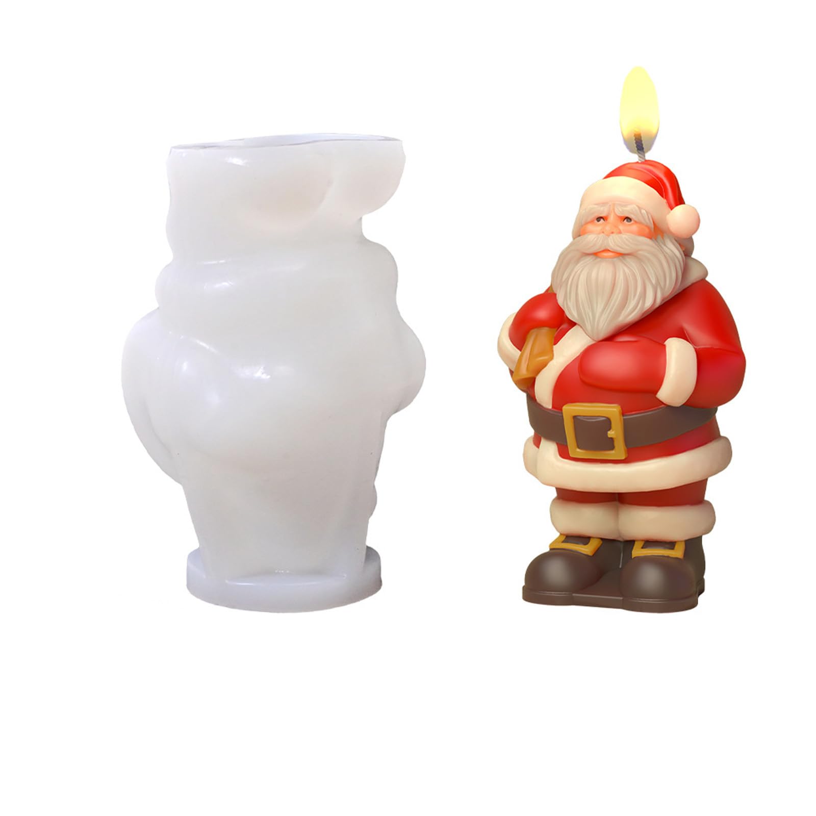 Tsophreniq Silicone Molds Christmas Epoxy Resin Santa Castings Plasters Christmas