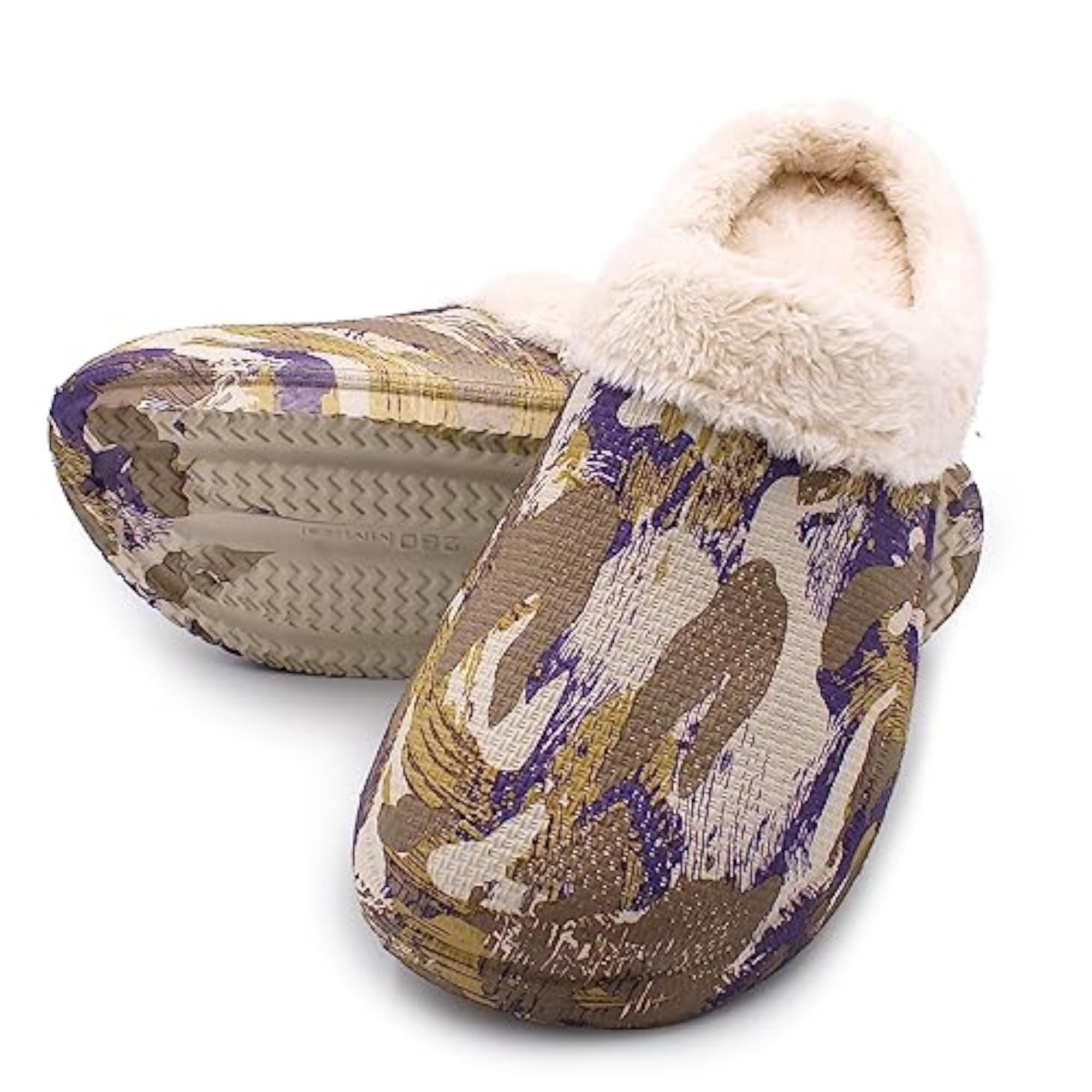 Fur EVA Winter Lightweight Warm Waterproof Slippers