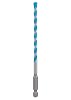 Bosch Professional 1x EXPERT HEX-9 MultiConstruction Drilling Bits Concrete, Soft floors, Steel, Soft wood, Plastic, Ø 6.00x150 mm, Accessory Rotary DrillScrews