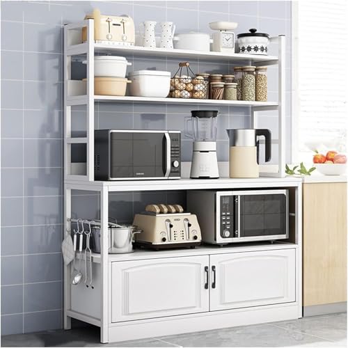 Cocina, BRO A SIS Estante Organizador de Cocina, Armario de Almacenamiento con 2 estantes Abiertos, Armario de Almacenamiento de despensa de Cocina con Estante para...