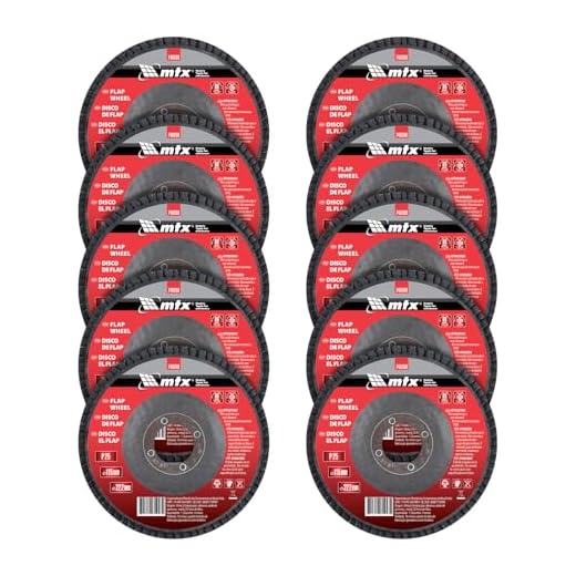 2.Disco De Desbaste Tipo Flap, Grao 25, 115 Mm X 22 Mm - Mtx