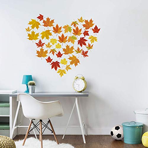 Vinilo decorativo hojas de arce 5x6 pulgadas miniatura 2