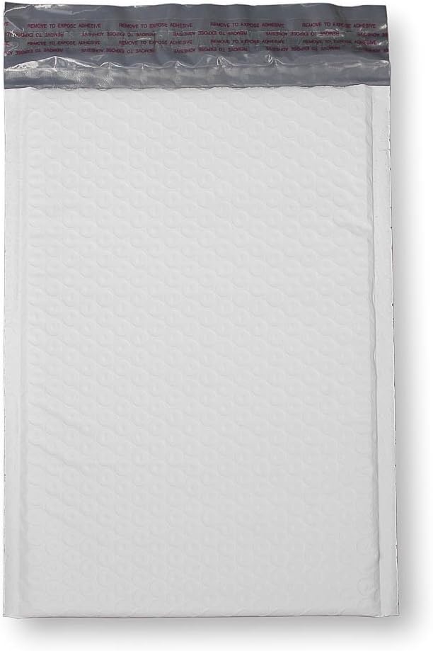 KKBESTPACK 6 x 9 Poly Bubble Mailers Padded Envelopes Self Seal Shipping Bags, Pack of 250 (CBP009J)