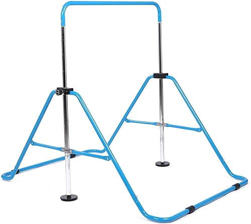 Miniatura 5 de Barras de gimnasia para el hogar, equipo de gimnasia para niños, ajustable para entrenamiento juvenil en casa, barra de gimnasia para niños de 3 a 7