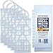 Price comparison product image Entopest Pantry Moth Peds | Pheromone Ped Kit - 5 Clear Holders & 10 Refill Pads for Kitchen, moth peds for house, Room & Void MONITOR Treatments | pantry moth peds with pheromones