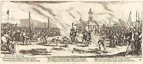 Le Piquet de Jacques Callot poster sur toile 58 x 90 cm ideal pour decoration bureau et salon