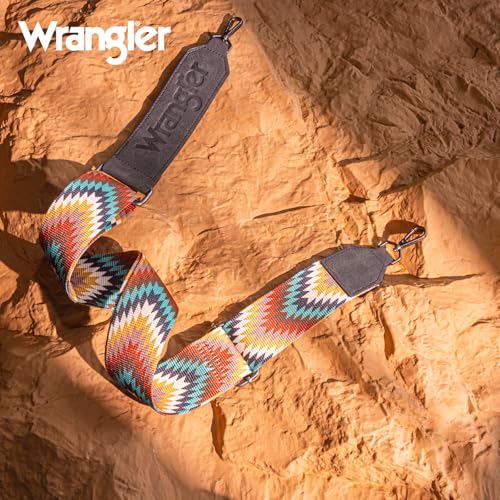Image of Wrangler Strap Western Purse Straps Replacement Crossbody Handbag Adjustable Aztec Wide Guitar Strap