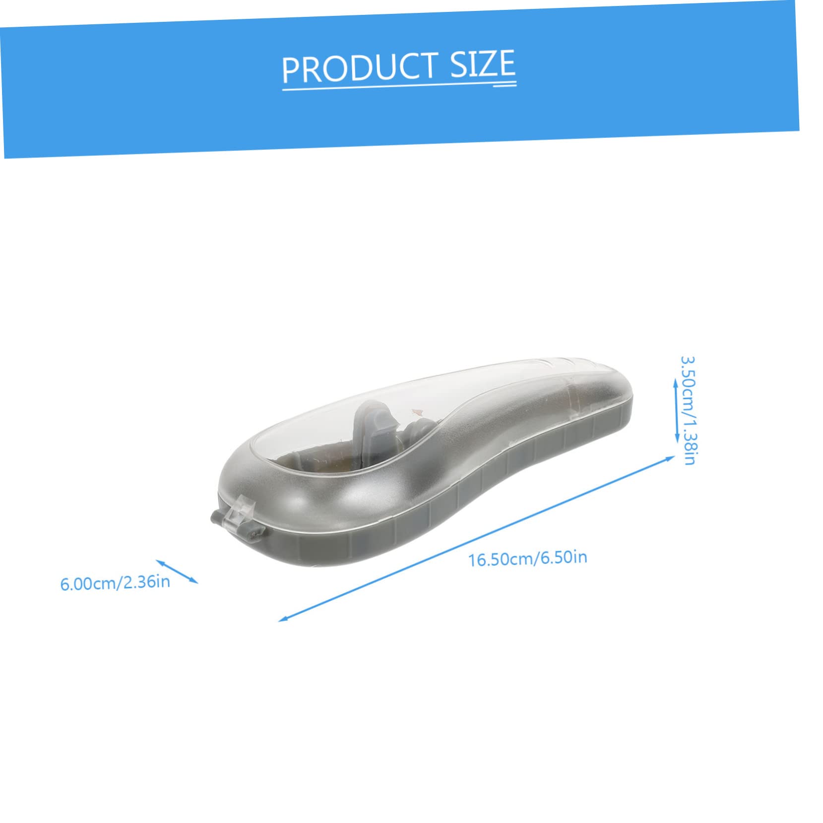 WOFASHPURET Razor Storage Box for Men Lightweight Shaver Protective Case for Travel Craftsmanship Compact Design Durable Material Skin Friendly Feel