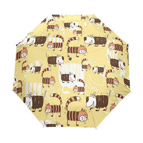 Preisvergleich Produktbild Jeansame Regenschirm für Hunde, Welpen, Katzen, Gelb