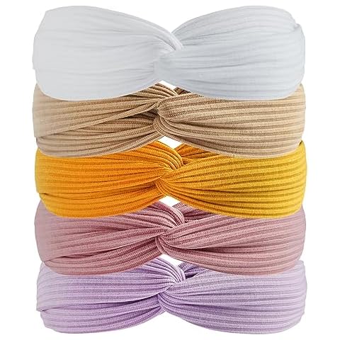 scicent 5-Piece Knotted Headbands for Women Cover