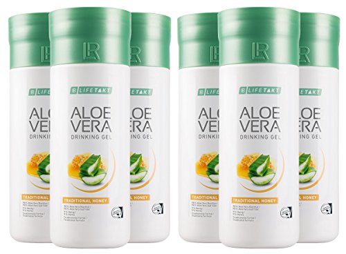 LR -Lucky Aloe Vera Life Essence Gel: miel - 6 unidades (6 x 1000 ml)
