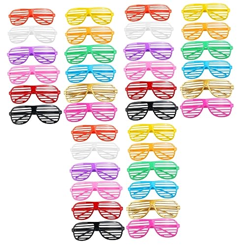 Toyvian 72 Peças Fantasias Para Adultos Lentes De Sol Para Crianças Óculos De Sol Infantis Decoraçõe