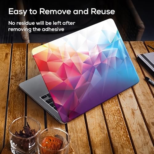 Image of Galaxsia Pattern D38 Top+Wrist Pad Vinyl Laptop Skin /Sticker /Cover Upto 15.6 Inches Laptops Laminated-Removable-HD Quality Compatible for Hp-Dell-Sony-Lenovo-Asus etc.(15x10 Inches)
