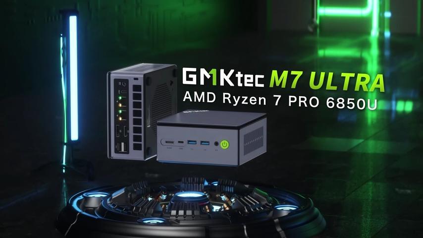 Amazon.com: GMKtec M7 Ultra Mini PC Gaming, Ryzen 7 PRO 6850U 16GB