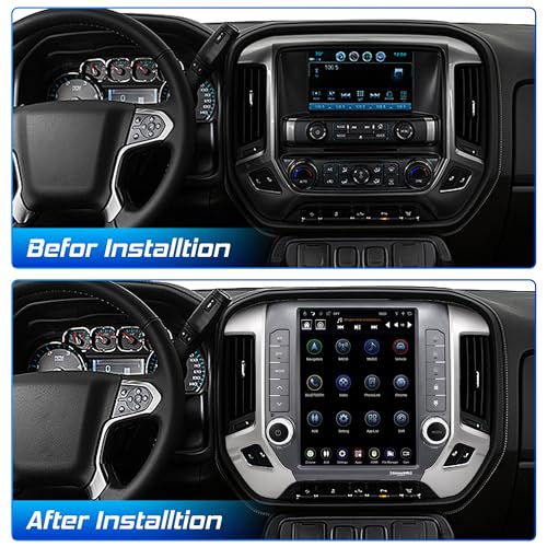 Radio Carro Android LINKSWELL 12.1" para Silverado & Sierra miniatura 2