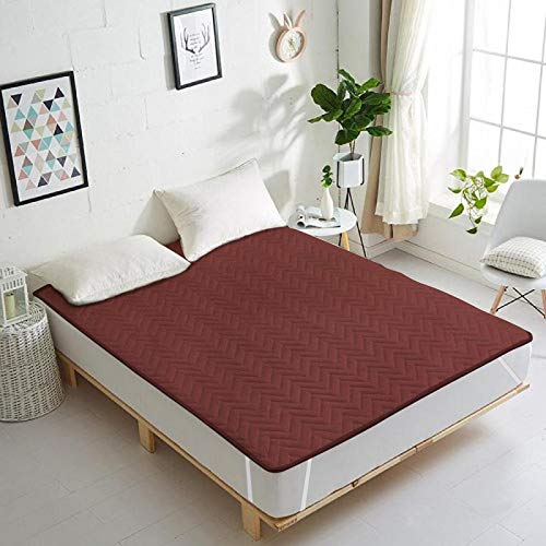 Image of AKIN Premium Waterproof and Dustproof Double Mattress Protector Brown (72X72 Inch)