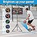 YZ LED Basketball Scoreboard with Shot Clock, Digital Scoreboard with Control Panel, Electronic Scoreboard with Timer Clock, Digital Score Keeper Outdoor (with Stand)