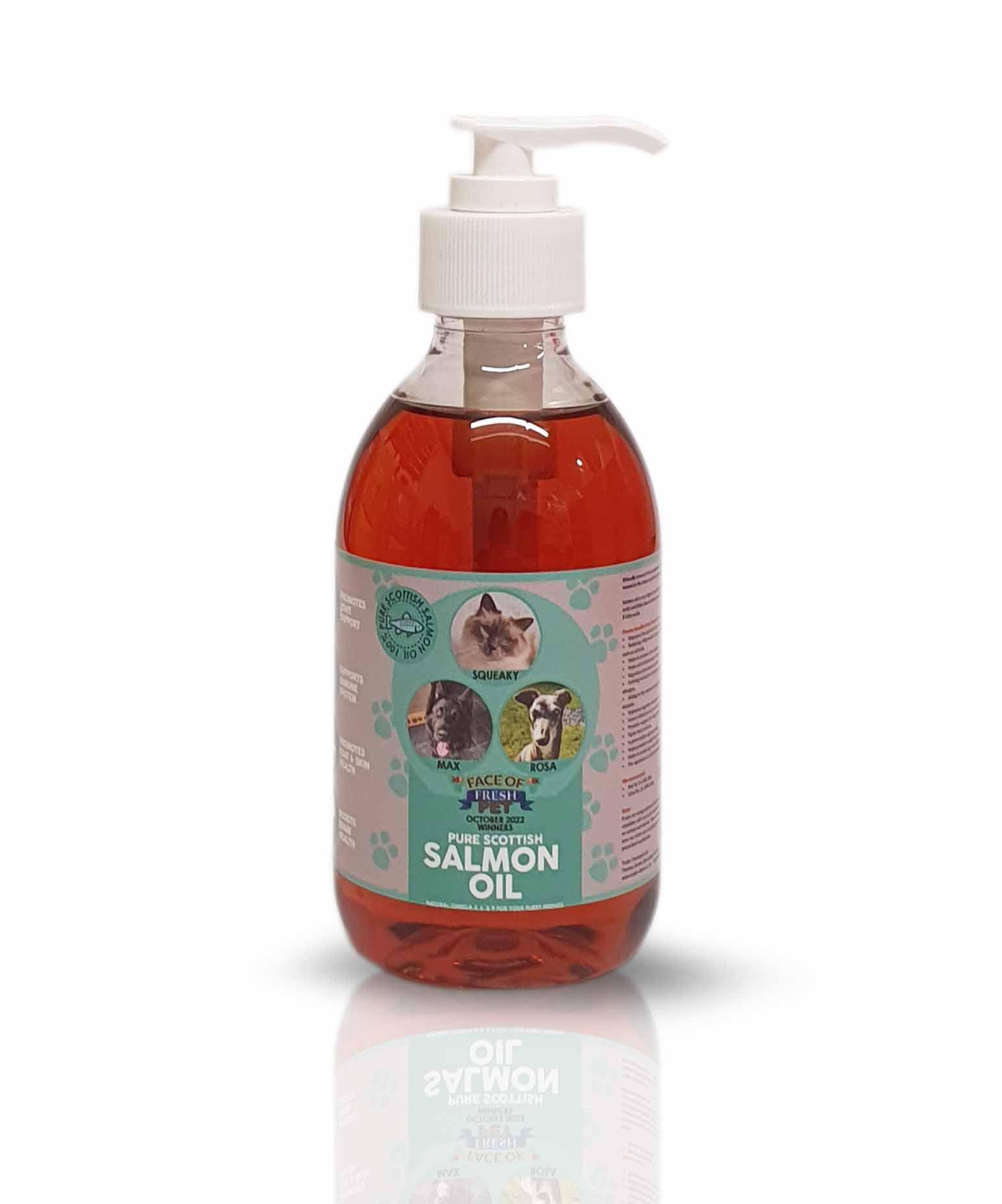 SCOTTISH SALMON OIL 100% NATURAL 250ml with PUMP Omega 3 Supplement (x3) โ image 1