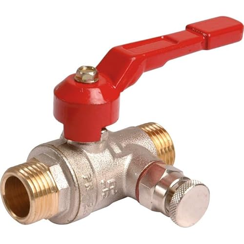 COMISA 41.31.950 vanne à bille modèle 149 mâle avec purge passage intégral et poignée iSO, or