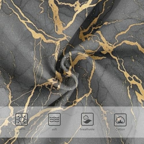 Toddler Girl Panties, Black Grey Marble Cotton Underwear for Girls, 2T–8 Years3