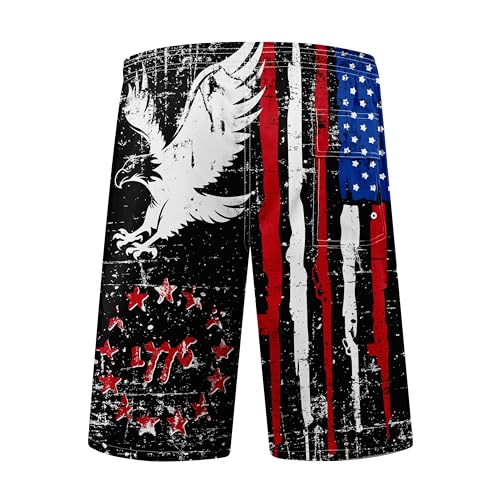 FT FENTENG Mens Swim Trunks Quick Dry Board Shorts with Mesh Lining, Breathable Surf Beach Shorts Swimwear Bathing Suits2