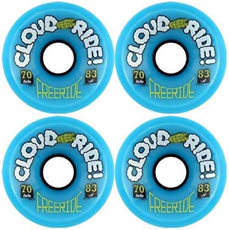 Cloud Ride! Freeride 70mm 83a Skateboard Wheels (Set Of 4)