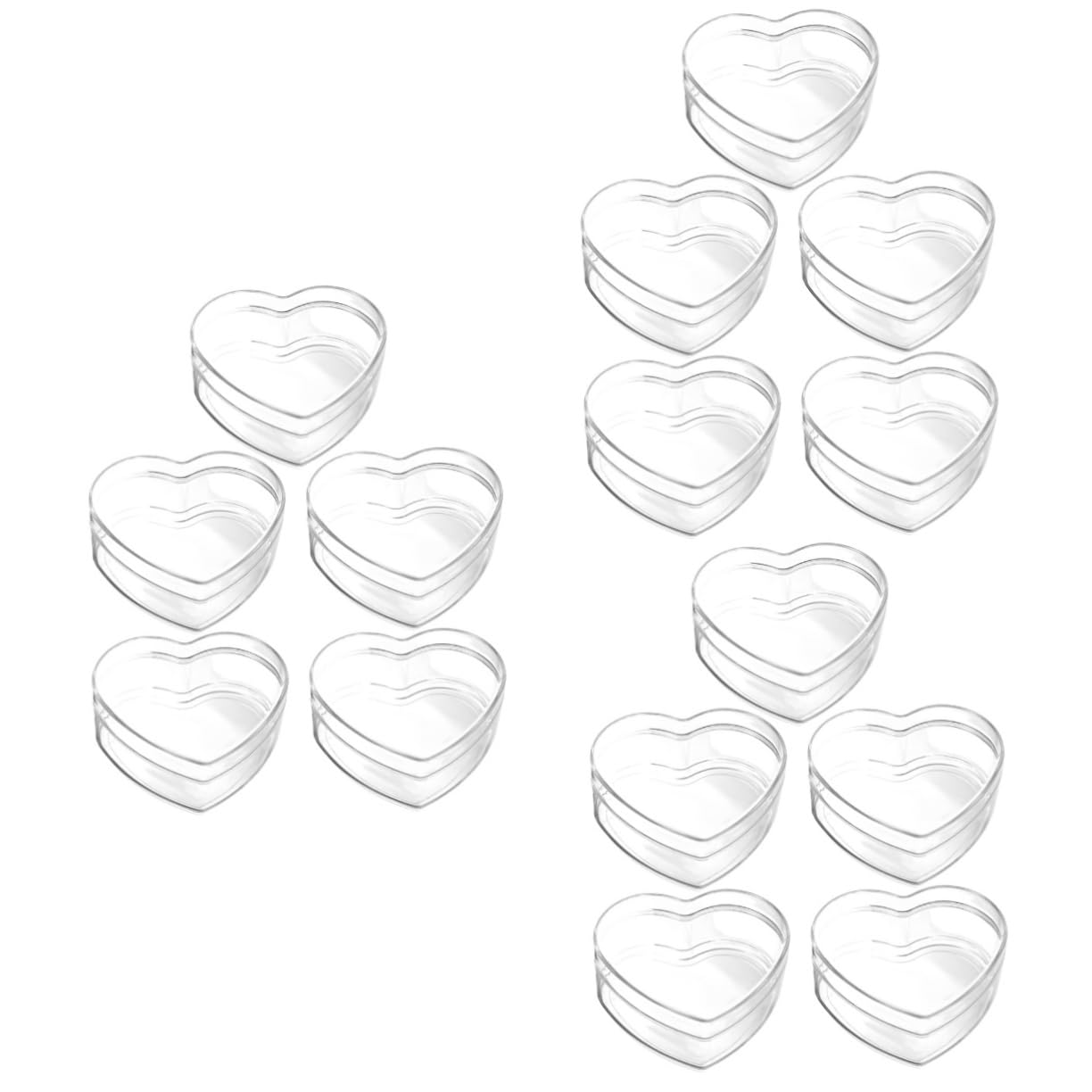 Tofficu 3 Set Scatole Di Cioccolatini Da Matrimonio Scatolino Portaconfetti Scatole Trasparenti X Bomboniere Porta Anelli A Cuore Di Caramelle Per Feste 5 Pezzi * 3